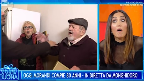 Gianni Morandi, l'amico storico fa una clamorosa gaffe da Caterina Balivo: La fi*a. ll video