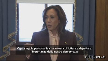 Kamala Harris: Oggi la democrazia americana è rimasta in piedi