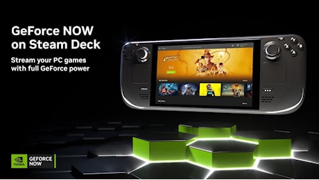 Finalmente arriva GeForce NOW nativo su Steam Deck. E su Apple Vision Pro. E anche su Meta Quest 3 e 3S!