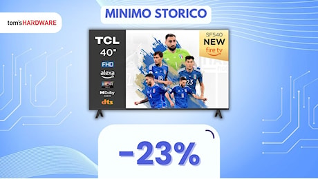 Il tuo cinema personale a meno di 200€ con questa OTTIMA Smart TV!