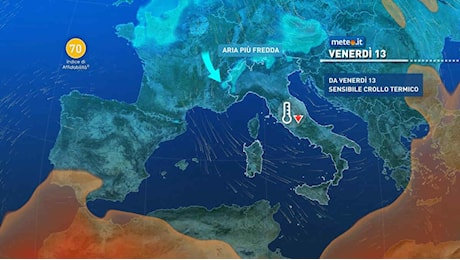 Assaggio d'Autunno: al via una settimana movimentata. Da venerdì 13 crollo delle temperature