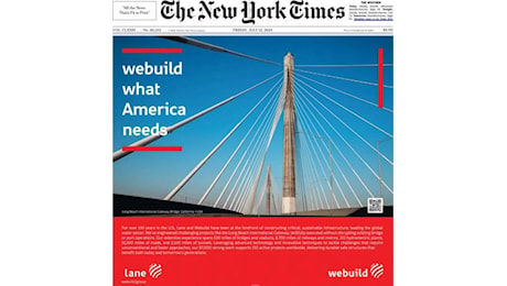 Webuild, Pietro Salini: “Nuovo ponte Baltimora sia simbolo di sicurezza e orgoglio”