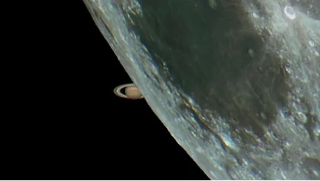 Stasera un evento astronomico imperdibile: l’occultazione di Saturno da parte della Luna