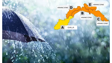 Maltempo in Liguria, domani allerta arancione su centro-Levante