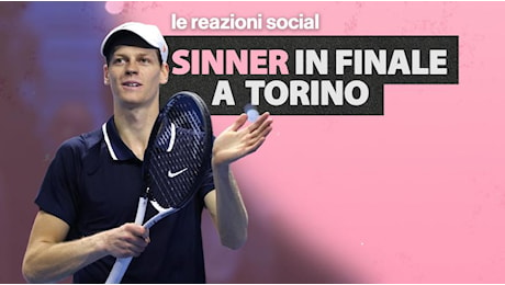 Atp Finals, Sinner batte Ruud e va in finale a Torino: le reazioni social