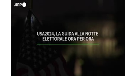 Usa2024, la guida alla notte elettorale ora per ora