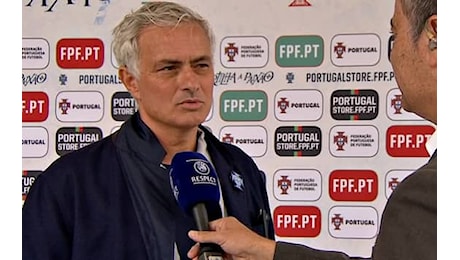 Mourinho: A Roma non si gioca per vincere, ora sono felice. Italia? Senza talento