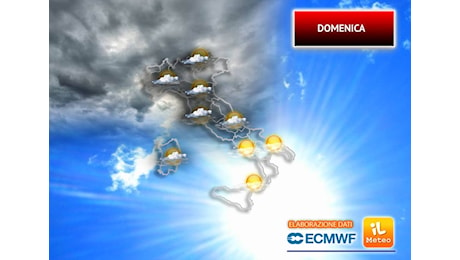 Meteo: Domenica, rimonta anticiclonica, ma con Nubi e deboli piogge al Nord