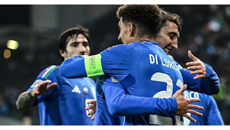 Poker azzurro in Nations League, Israele travolto 4-1