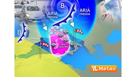 Vento, pioggia, freddo e neve anche in pianura: ecco da quando, le previsioni meteo