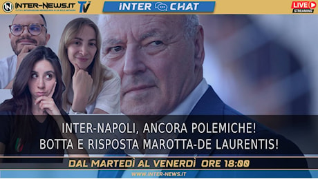 Inter-Napoli, ancora polemiche: scontro Marotta-De Laurentiis | Inter Chat Live