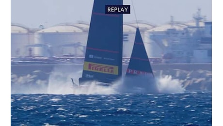 Luna Rossa, il video dell'incidente di oggi nella 7^ regata (finale Louis Vuitton Cup)