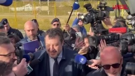 Open Arms, Salvini e il suo legale Bongiorno arrivano in aula bunker a Palermo