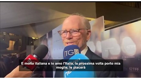 Ron Howard: «Torino città stupenda, qui si rispetta il cinema»