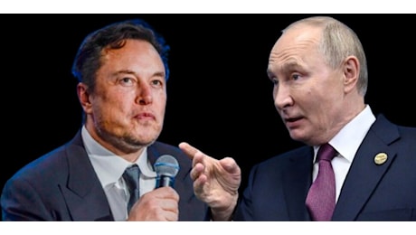 Il Wsj svela le relazioni pericolose Musk-Putin: Contatti regolari dal 2022. Ma il Cremlino nega: Fake news