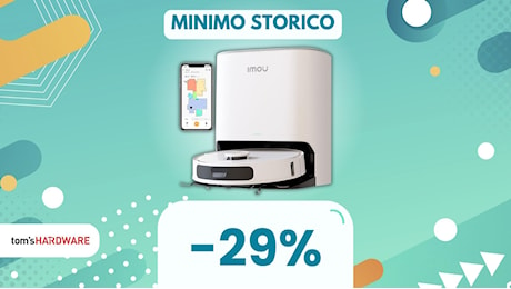 Questo robot aspirapolvere 5 in 1 dopo aver lavato casa tua si pulisce anche da solo! (-29%)