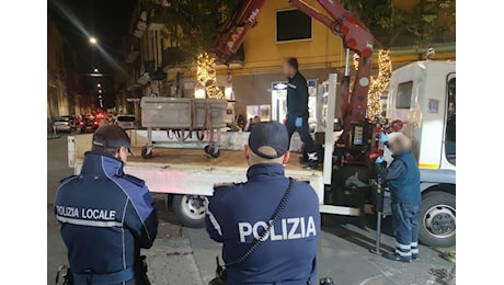 Nel locale di via Plebiscito sequestro bis del braciere