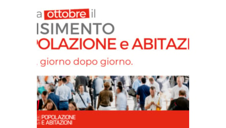 Lunedì 7 ottobre 2024 riparte il Censimento permanente della Popolazione e delle Abitazione nel Comune di Ferrara