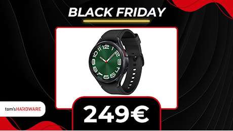 È Black Friday anche per il Galaxy Watch6: scopri il prezzo shock!