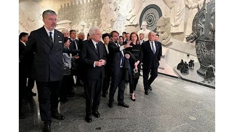 Italia-Cina, Mattarella a Pechino visita mostra al World Art Museum