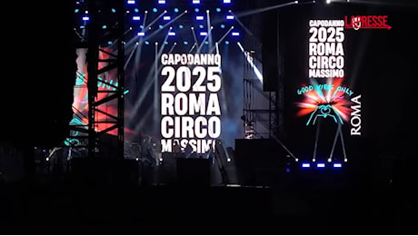 VIDEO Roma, tutto pronto per il concerto di Capodanno