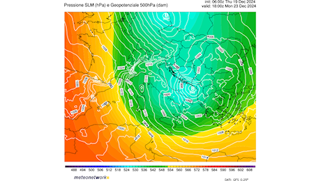 Previsioni meteorologiche dal 21 al 27 dicembre – Centritalia News