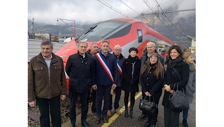 Ferrovie: Il Frecciarossa di Trenitalia France arriva a Saint-Jean-de-Maurienne