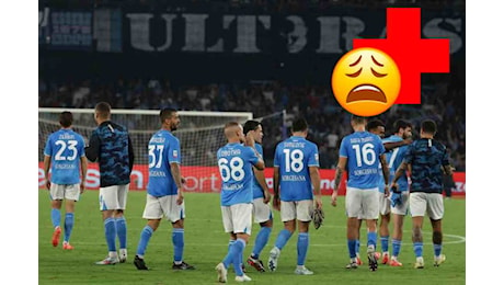 Napoli, può saltare la partita con il Como: è uscito affaticato dopo il Monza