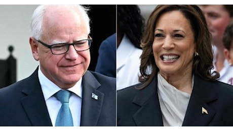 Kamala Harris conferma: 'Walz sarà il mio vice