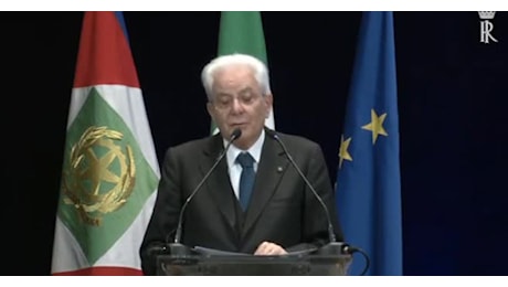 IL VIDEO. Mattarella: le Istituzioni devono sempre collaborare fra loro