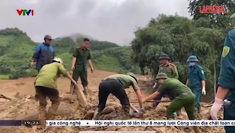 Vietnam, il tifone Yagi: si scava nel fango per trovare i dispersi