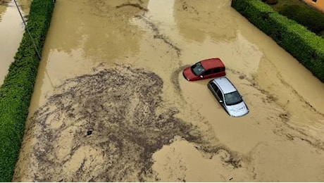 Maltempo in Emilia Romagna, alluvione a Mulazzano Ponte: le strade invase dall'acqua