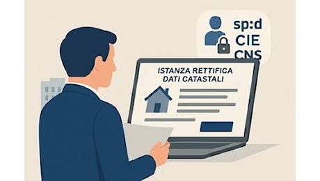 Dati catastali errati? Ora la correzione si può fare online con SPID