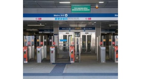 Milano, il 12 ottobre apre l'intera linea M4 della metro