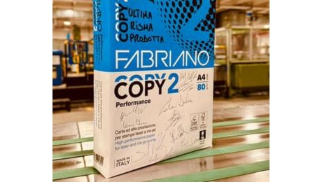 Fabriano, prodotta l'ultima risma di carta per fotocopie: Chiusa una storia iniziata nel 1976