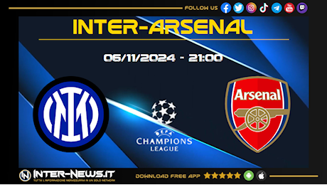 Inter-Arsenal, le probabili formazioni della partita di Champions League