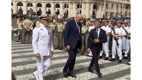 Funerali generale Graziano, gli arrivi di La Russa, Tajani, Crosetto