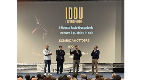 Anteprima nazionale di “Iddu” al Cine-teatro Camilleri, presente anche Fabio Grassadonia