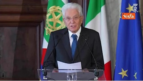 Mattarella: Ai giovani dico prendetevi il futuro