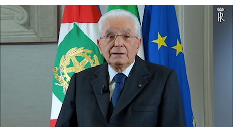 IL VIDEO. Mattarella: speranza nel 2025, tocca a noi tradurla in realtà