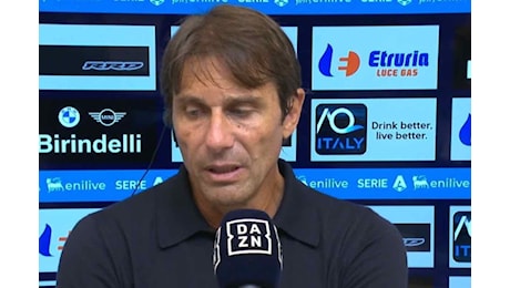 Conte non ci sta: “C’è una cosa del primo tempo che non mi è piaciuta”, poi il messaggio ai tifosi