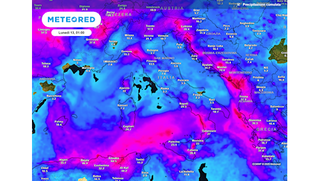 Settimana dinamica e nuova perturbazione, le previsioni meteo della meteorologa Margherita Erriu fino a domenica