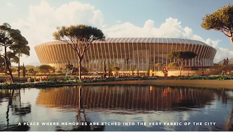 Nuovo stadio della Roma, ecco l'impianto a Pietralata: la curva Sud è a strapiombo sul campo