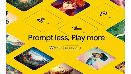 Google presenta l'app Whisk per remixare immagini con l'AI