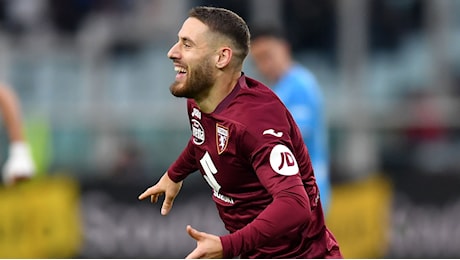 Il Torino ritrova Vlasic: subito assist per il croato, non giocava da quasi cinque mesi