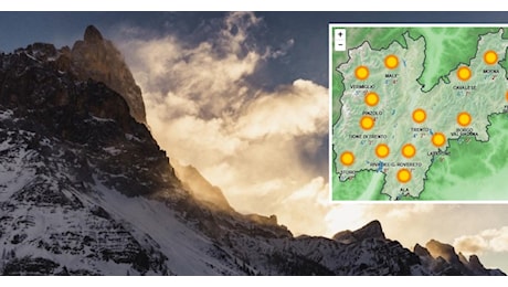 Meteo, cieli sereni e temperature in aumento in montagna (con lo zero termico a sfiorare i 3mila metri): ecco le previsioni per i prossimi giorni