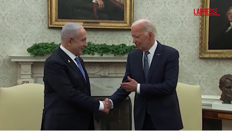 Usa, Biden accoglie Netanyahu alla Casa Bianca