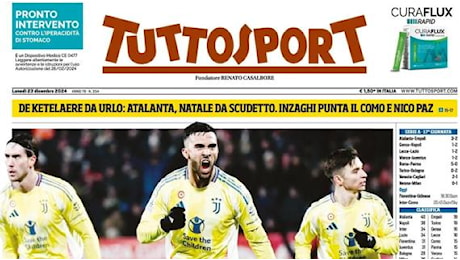 Tuttosport in apertura sul ritorno alla vittoria dei bianconeri: Juve, con Nico è un'altra storia