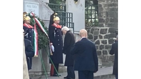 Mattarella arrivato nel Catanese per inaugurazione scuola