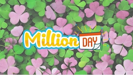 Million Day, l’estrazione delle 20:00 di lunedì 18 novembre